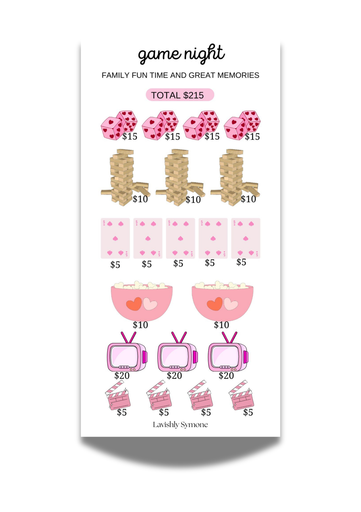 Game Night | Saving Challenge