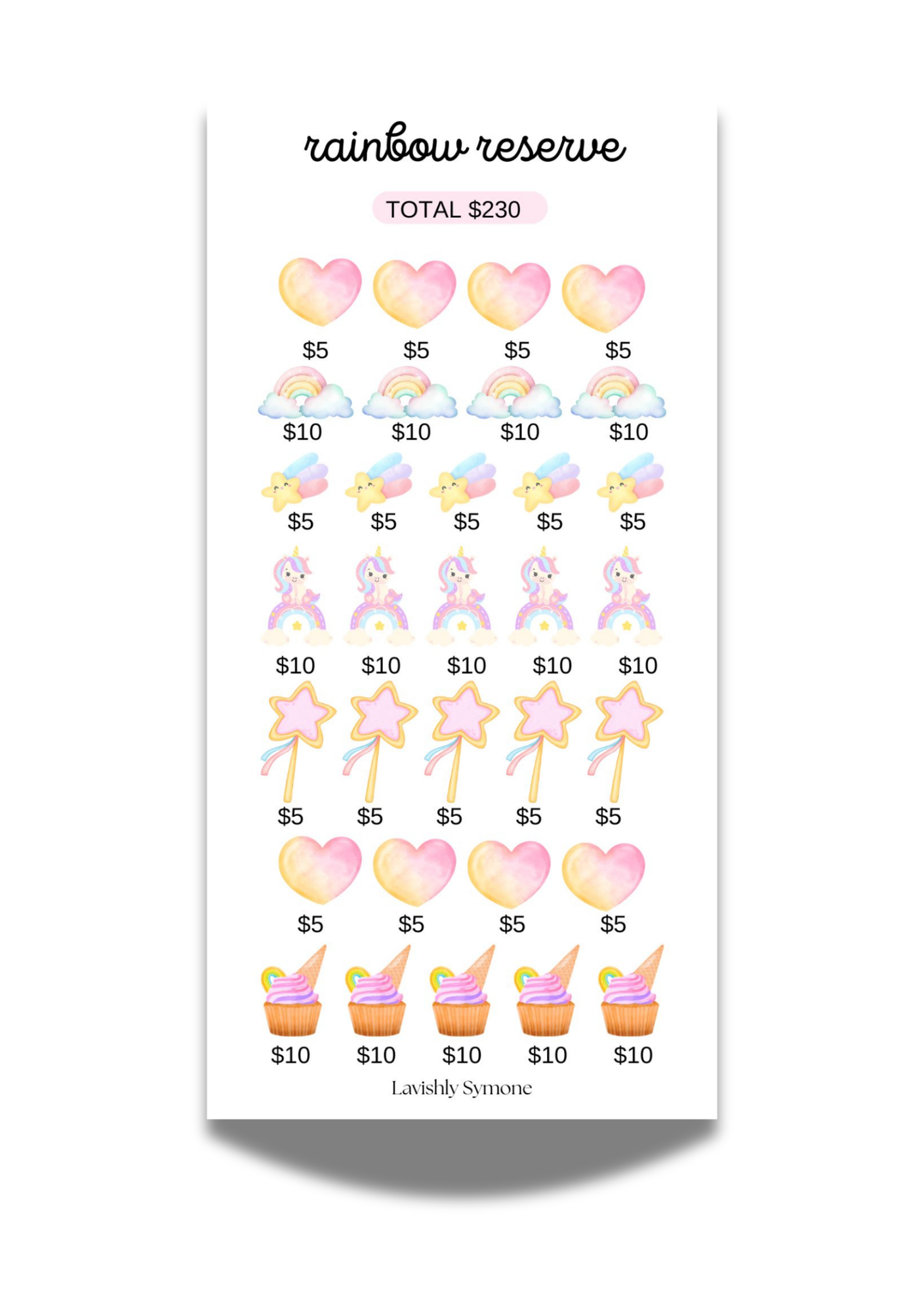 Rainbow Reserve| Saving Challenge