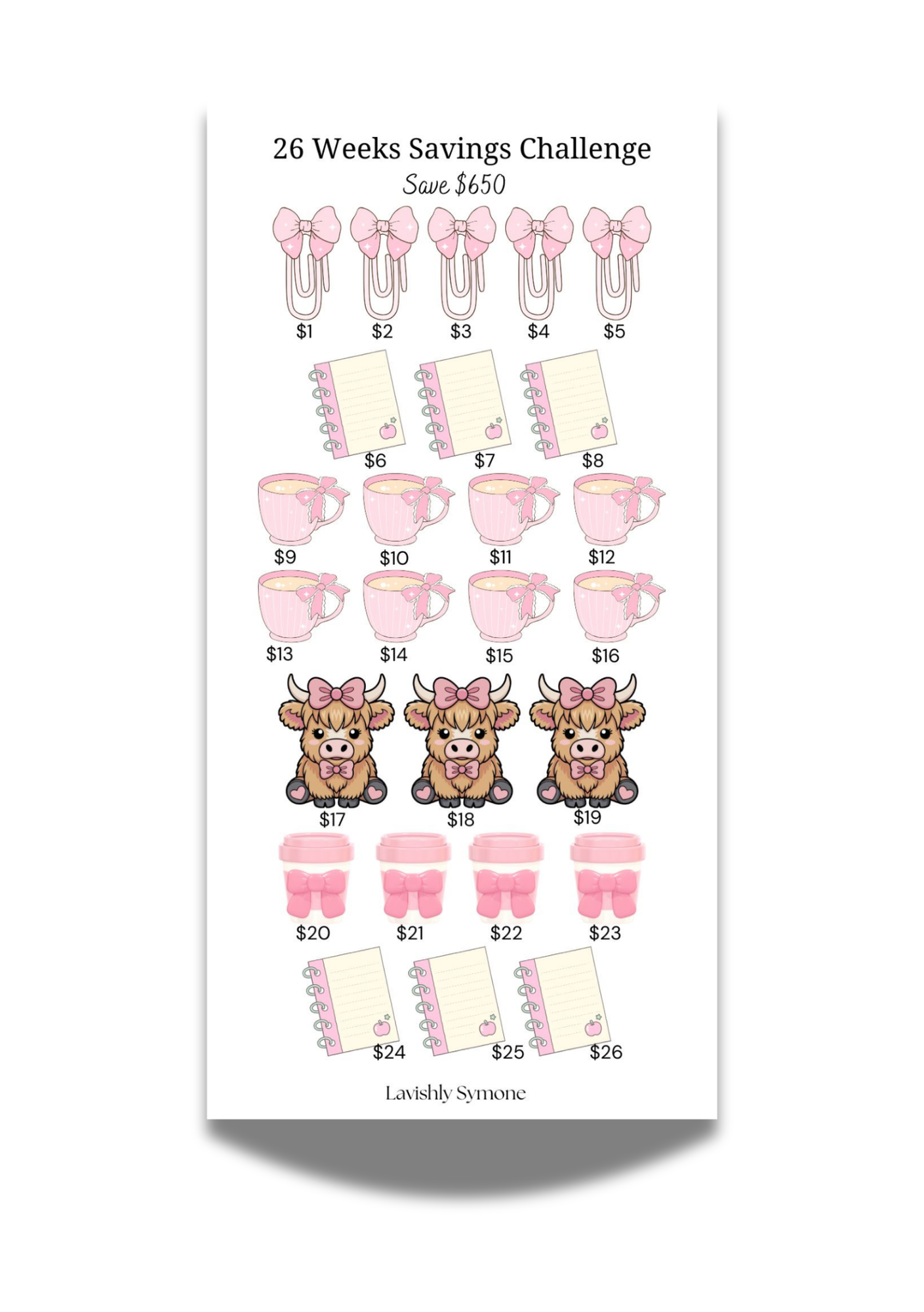 26 Weeks | Saving Challenge