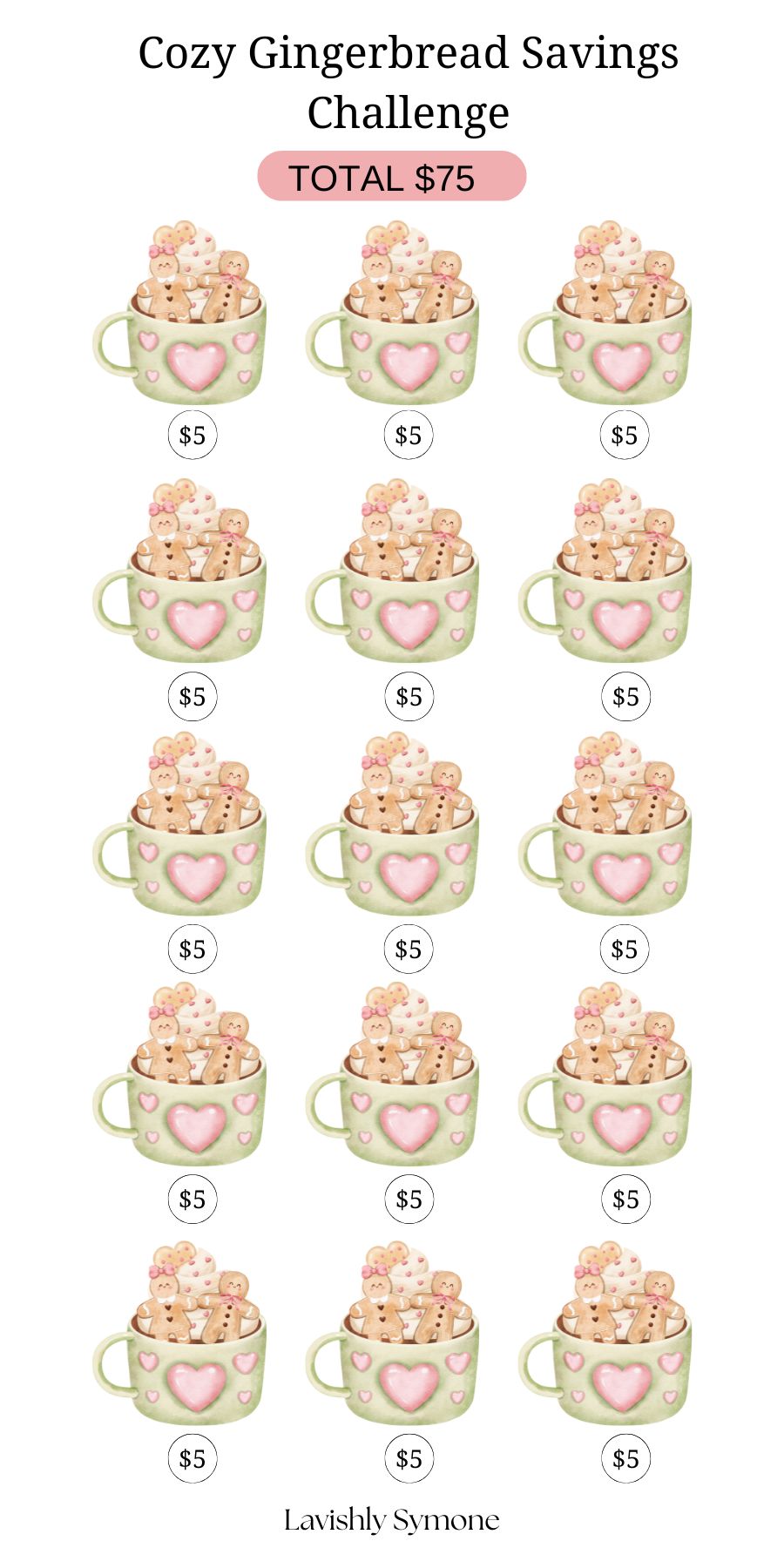 Cozy Gingerbread | Saving Challenge