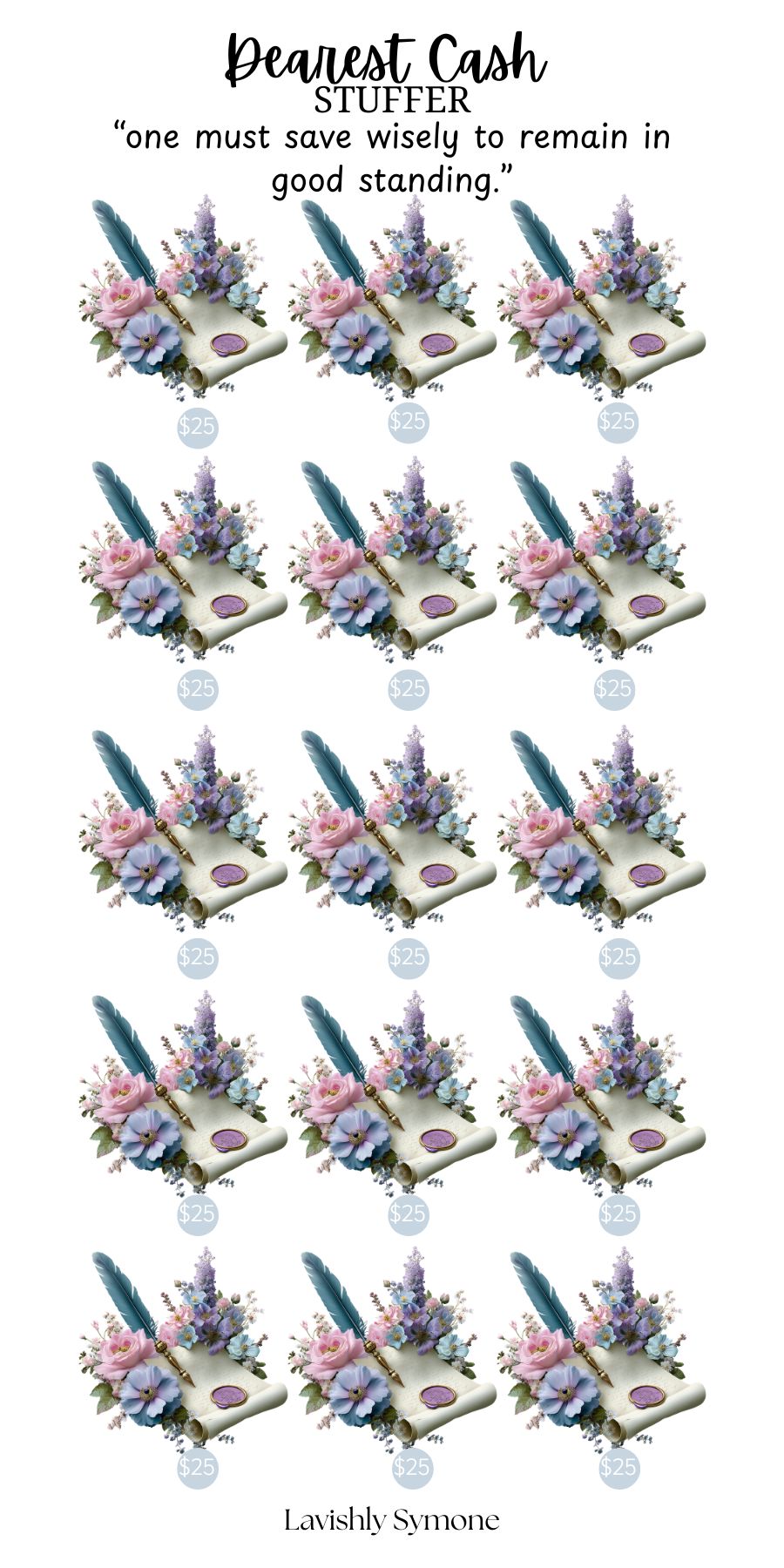 Dearest Cash Stuffer | Saving Challenge