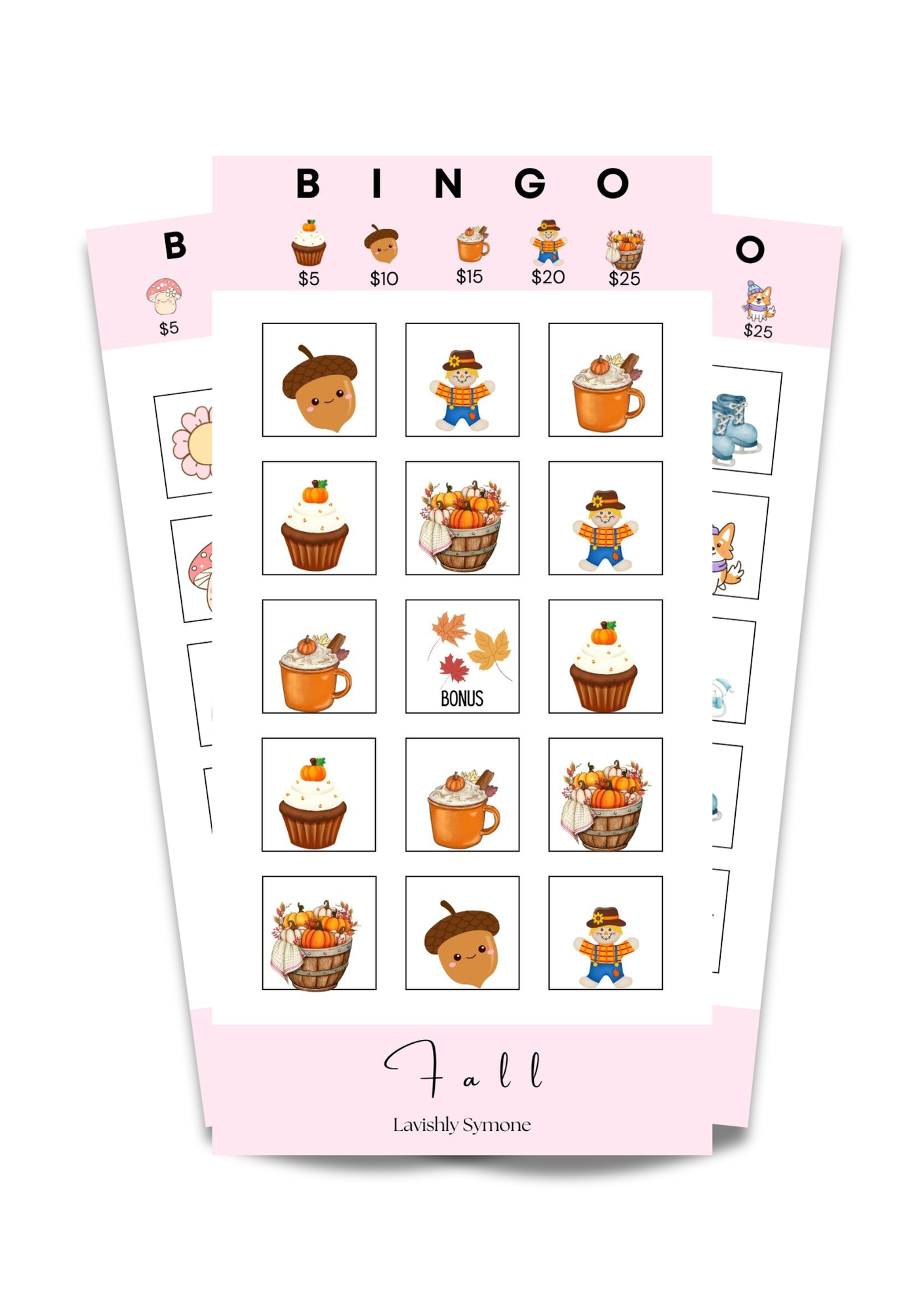 Seasonal Bingo-Style | Saving Challenge