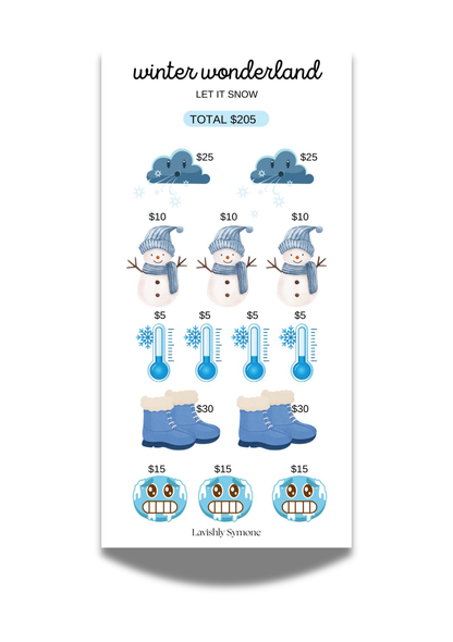 Winter Wonderland: Let it Snow | Saving Challenge