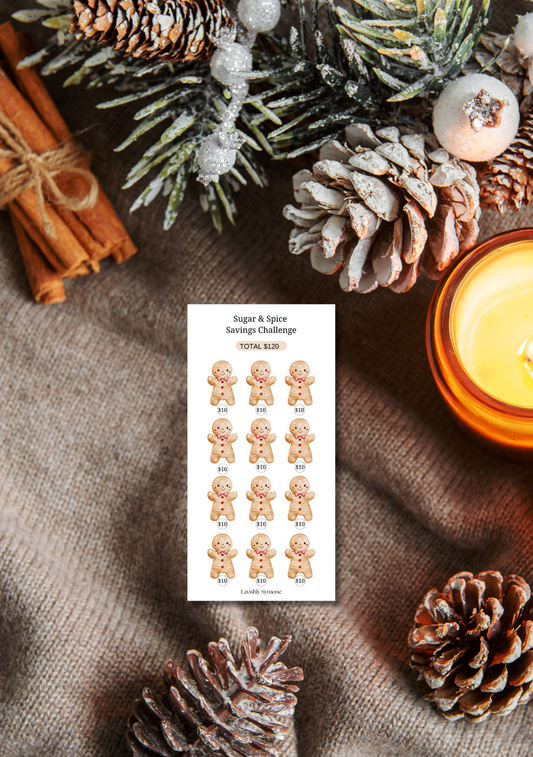 Mr. Sugar & Spice Gingerbread | Saving Challenge