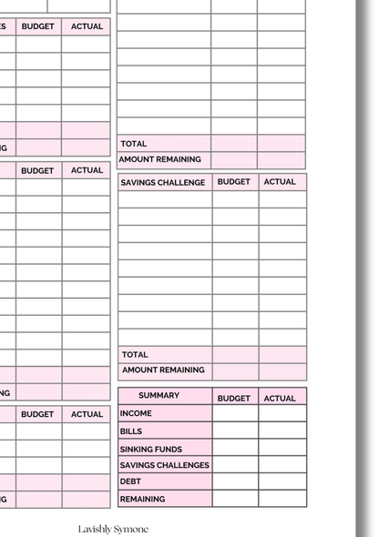 Bi-Weekly Budget Template | Digital Download