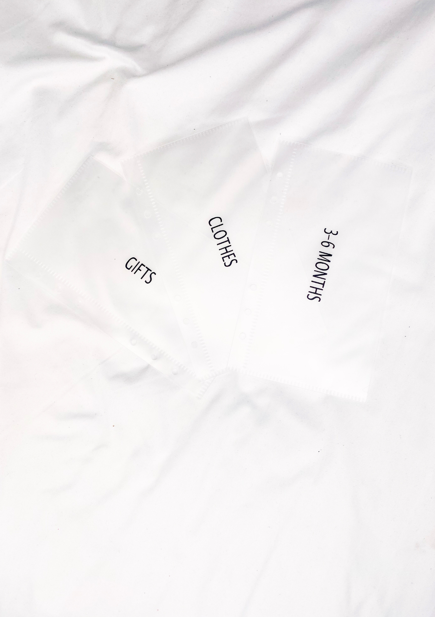 Frosted Vinyl Cash Envelopes