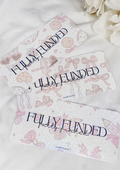 Budget Girl Fully Funded Placeholders (pk.3)