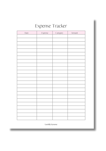 Expense Tracker | Digital Download