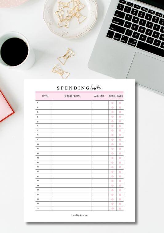 Spending Tracker | Digital Download