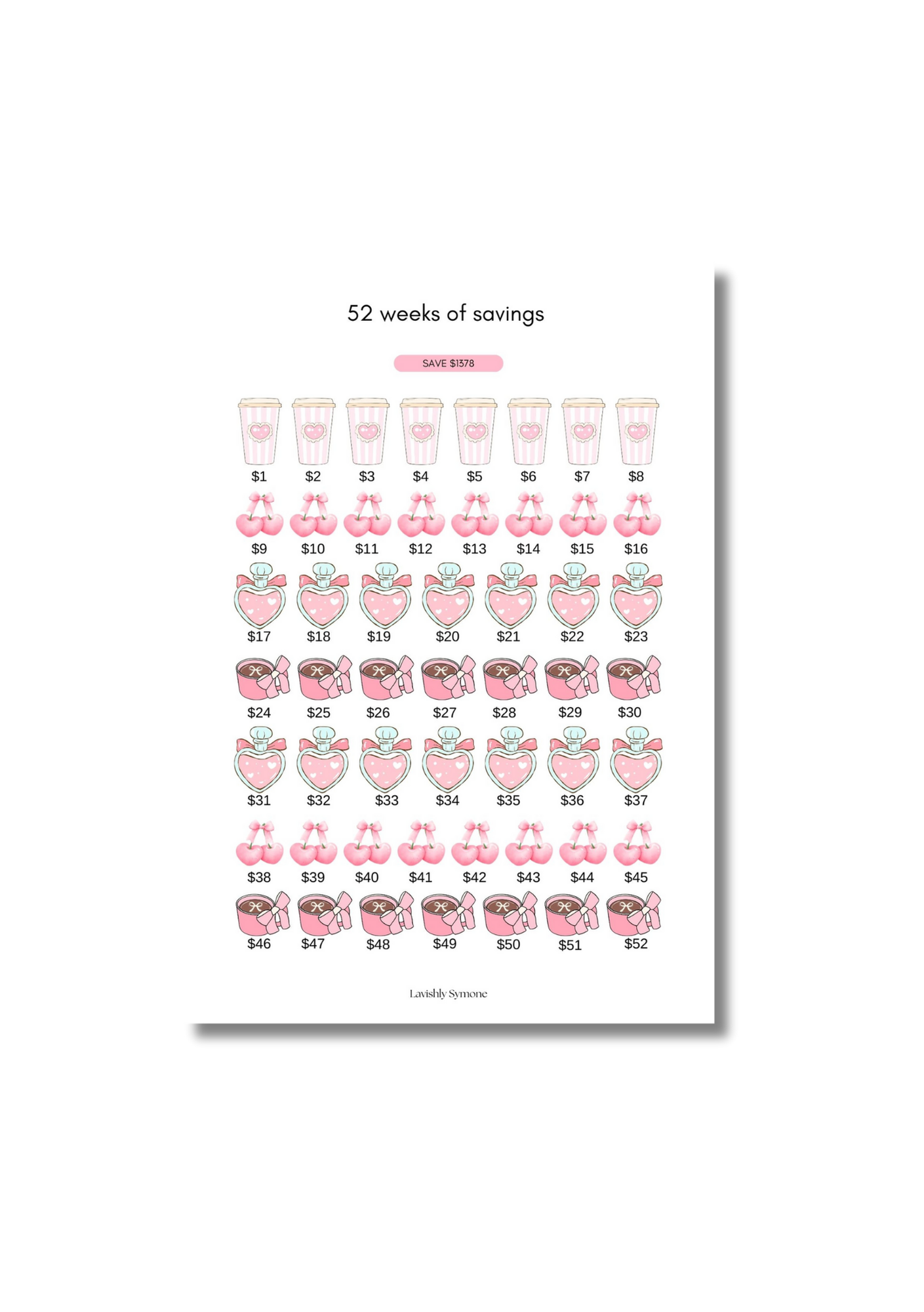 52 Weeks Of Savings | Saving Challenge