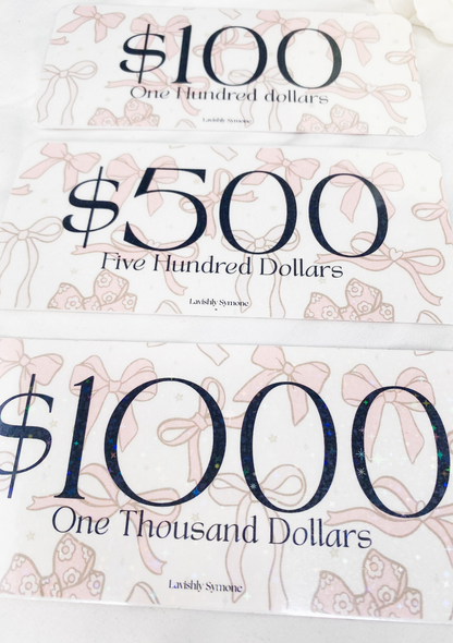 Budget Girl Placeholders | Flower Bow Theme (pk.3)