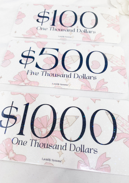 Budget Girl Placeholders | Heart Pencil Theme (pk.3)