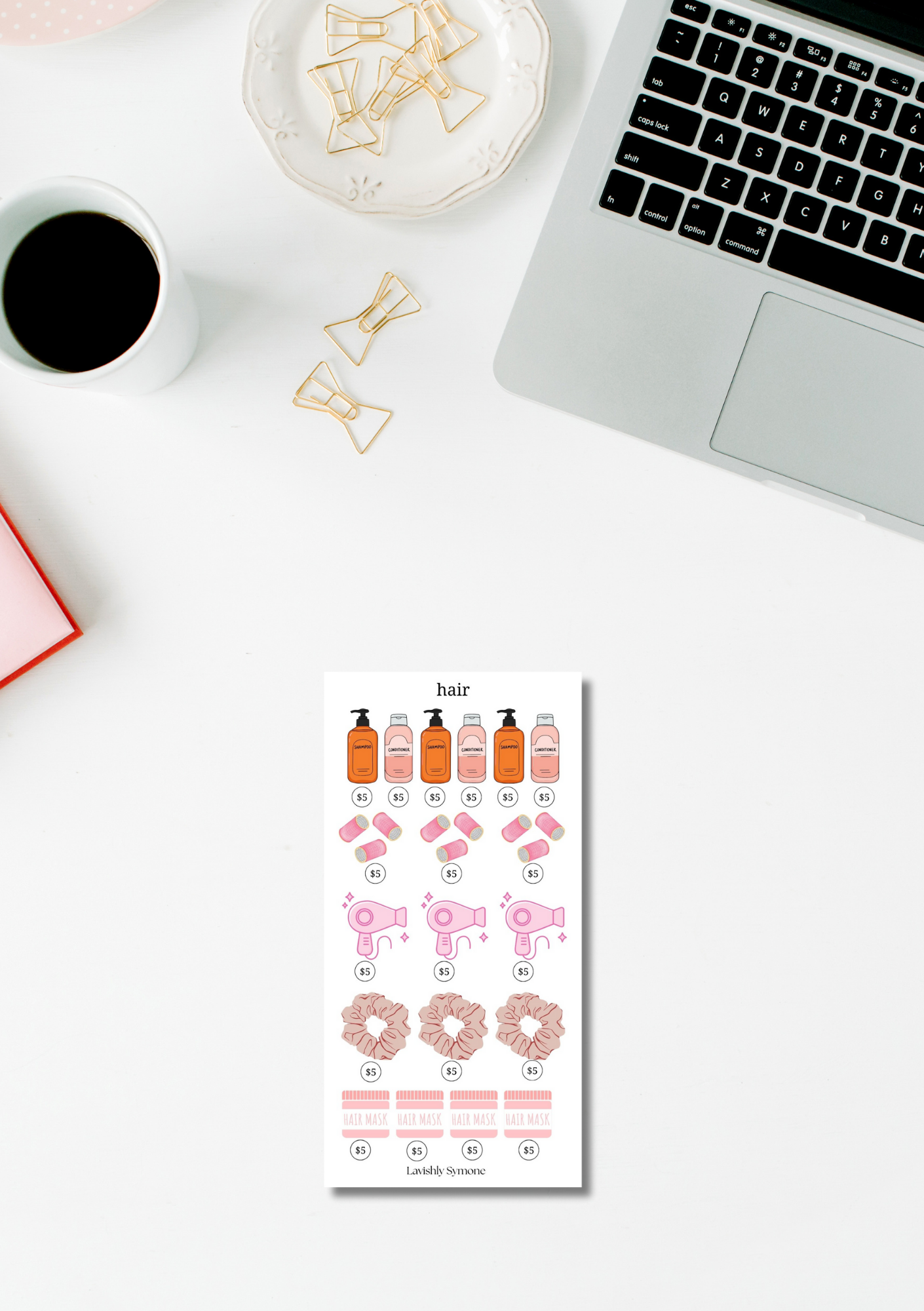 Hair Fund Saving Challenge | Self-Care | Printable Savings Tracker