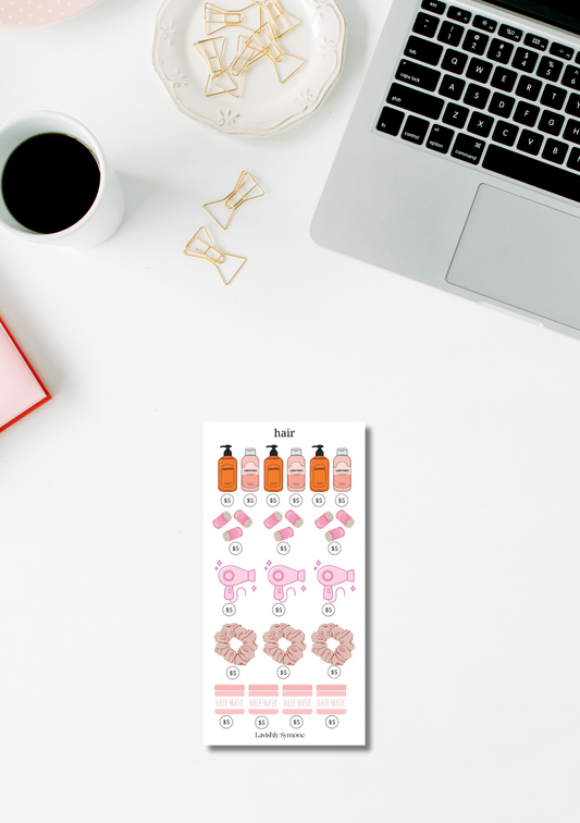 Hair Fund Saving Challenge | Self-Care | Printable Savings Tracker