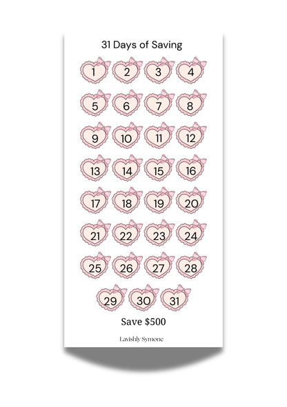 31 Day of Savings | Saving Challenge