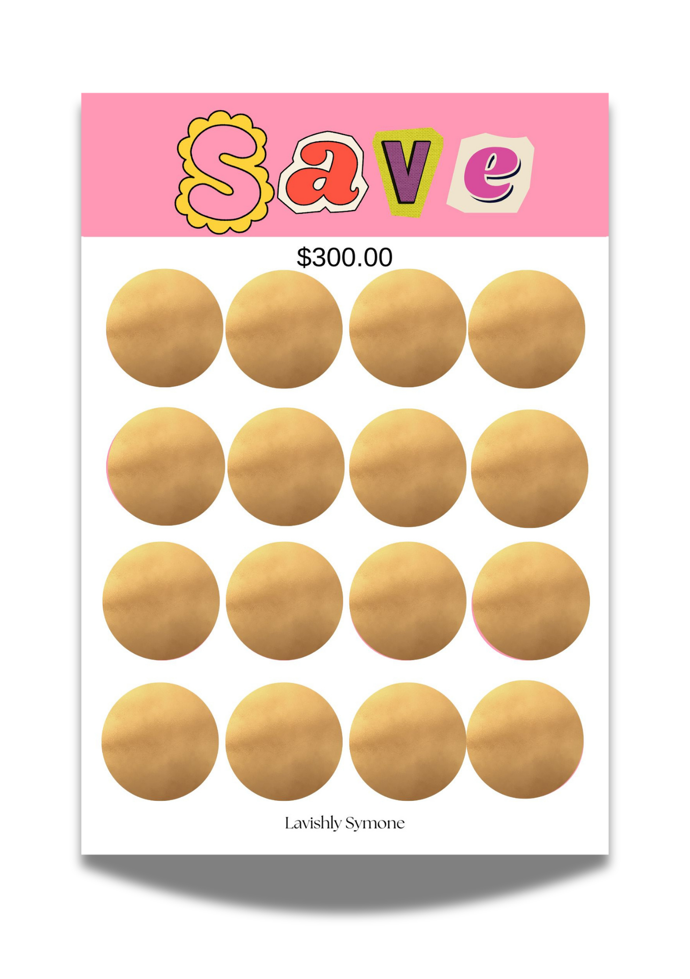 Mystery Scratch off Saving Challenge