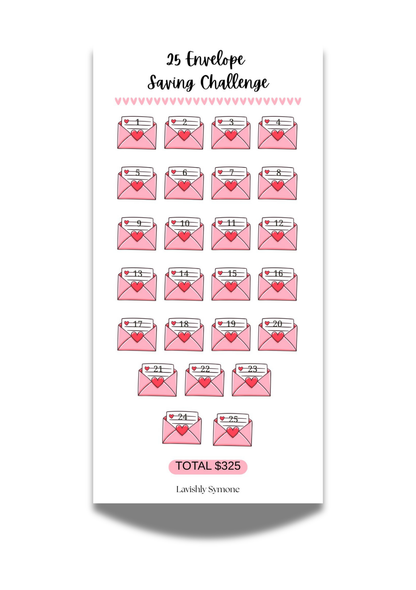25 Envelope | Saving Challenge