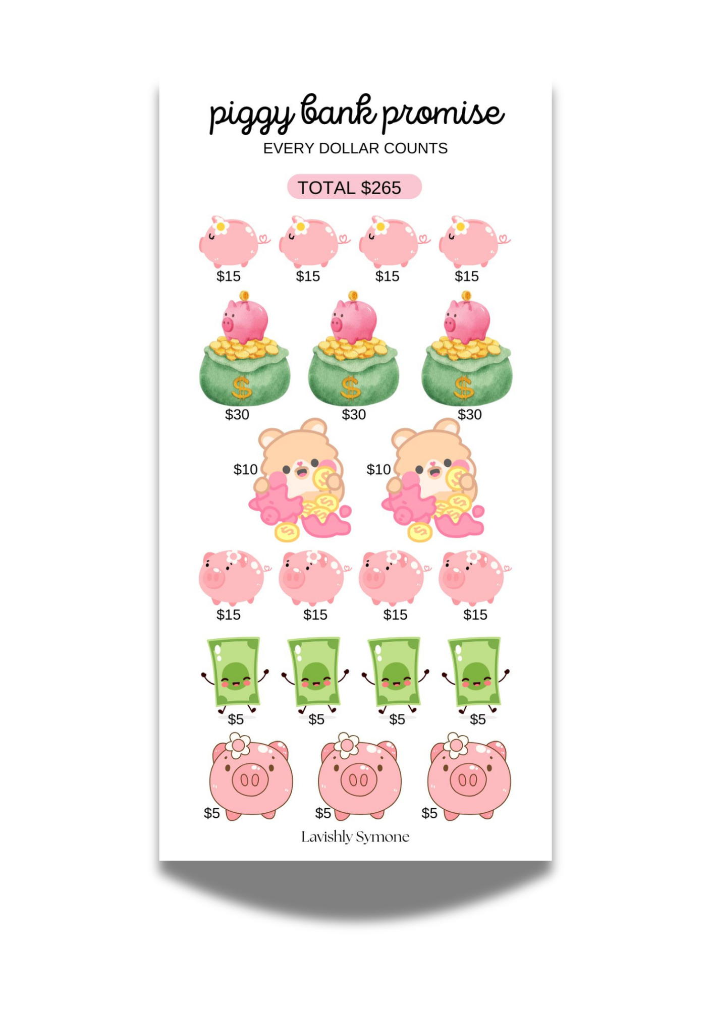 Piggy Bank Promise | Saving Challenge