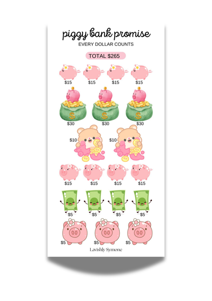 Piggy Bank Promise | Saving Challenge