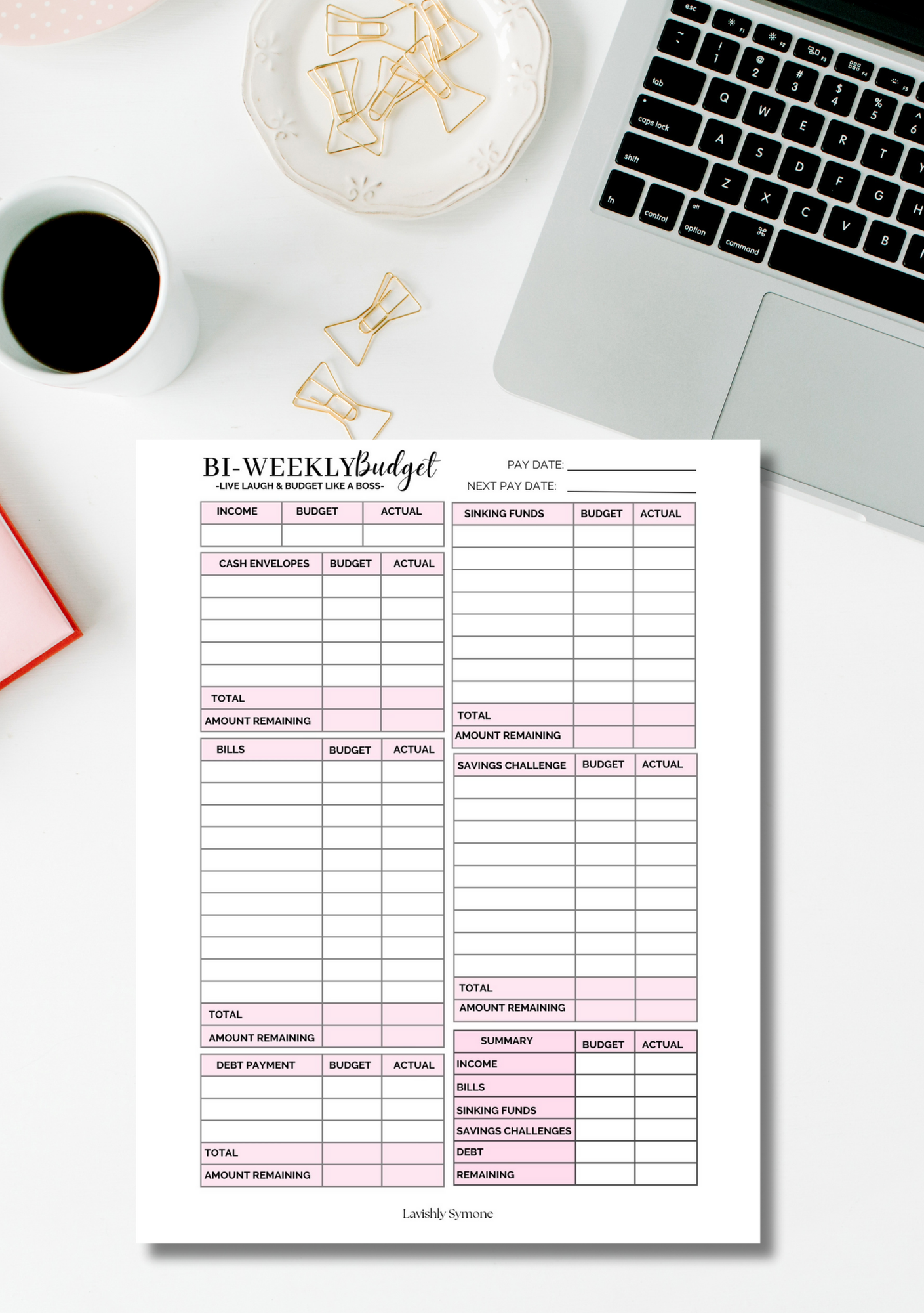 50/30/20 Budget Template | Digital Download